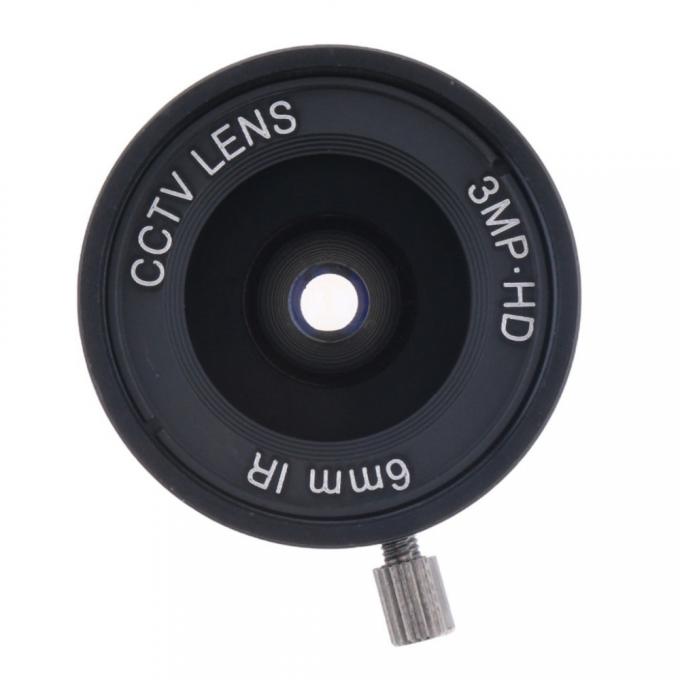Lente da montagem do CS C do foco F1.2 fixo de HD 3MP 6mm para a câmara de segurança do CCTV