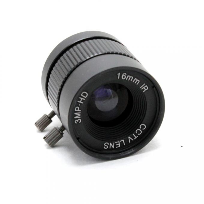 objetiva industrial do CCTV da lente da montagem da íris C do manual 1/2 da lente de 3MP HD 16mm para a câmera do IP da câmera de HD