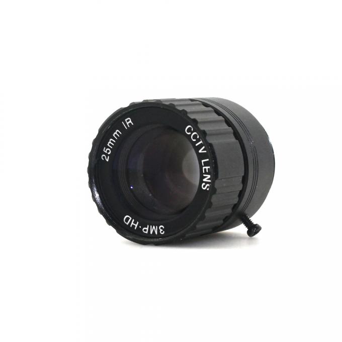 lente do CS 3MP de 25mm lente de câmara de segurança de um IR de 14 graus para câmeras do IP AHD HDCVI SDI de HD