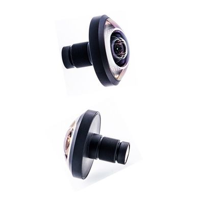 256 Degree 1.1mm 16MP Panoramic M12 Cctv Fisheye Lens for IMX377 camera sensor